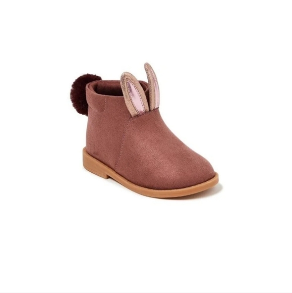 5/$25 baby girl suede bunny boots - Picture 3 of 6